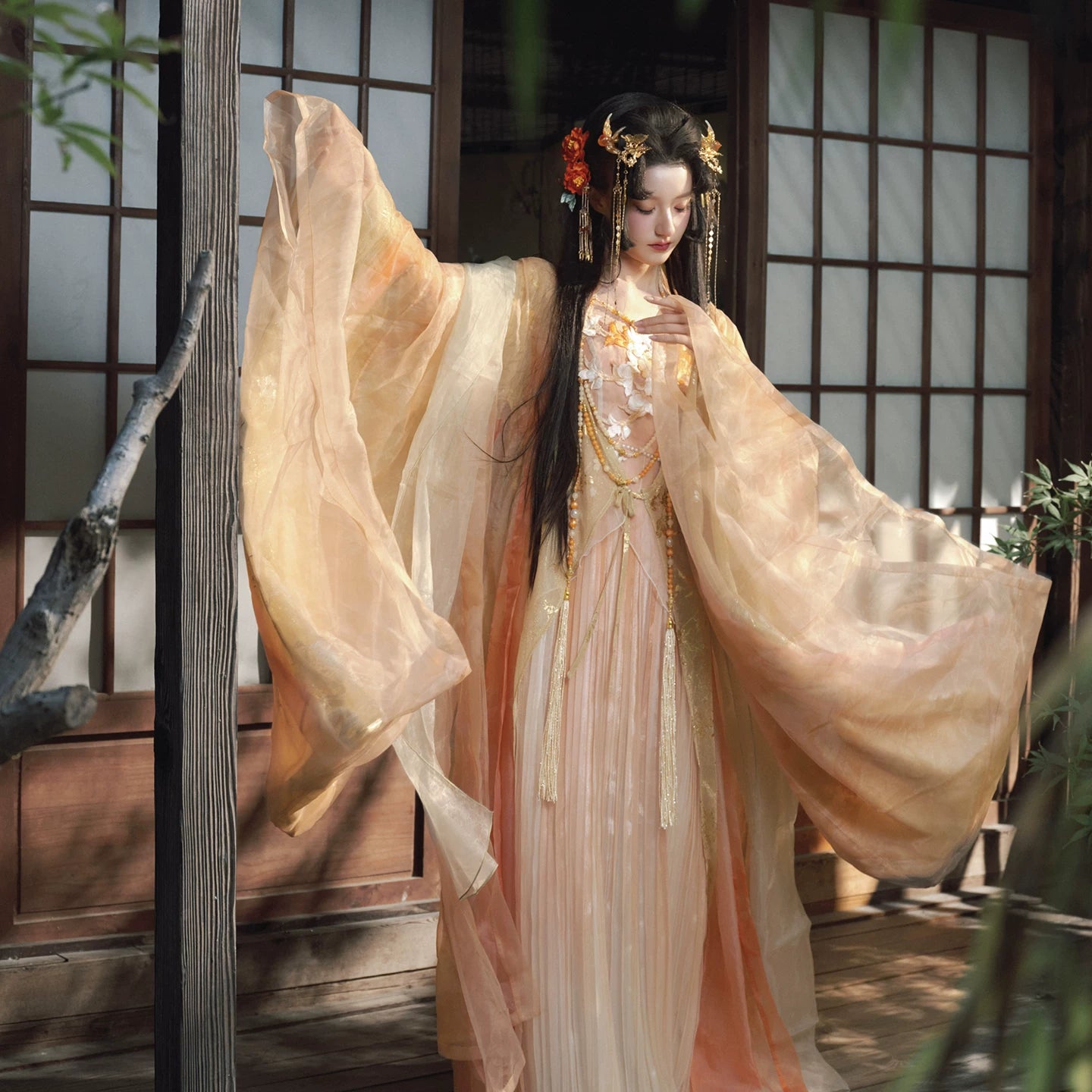 Timeless Fragrance Series Flying Flower Order Hanfu