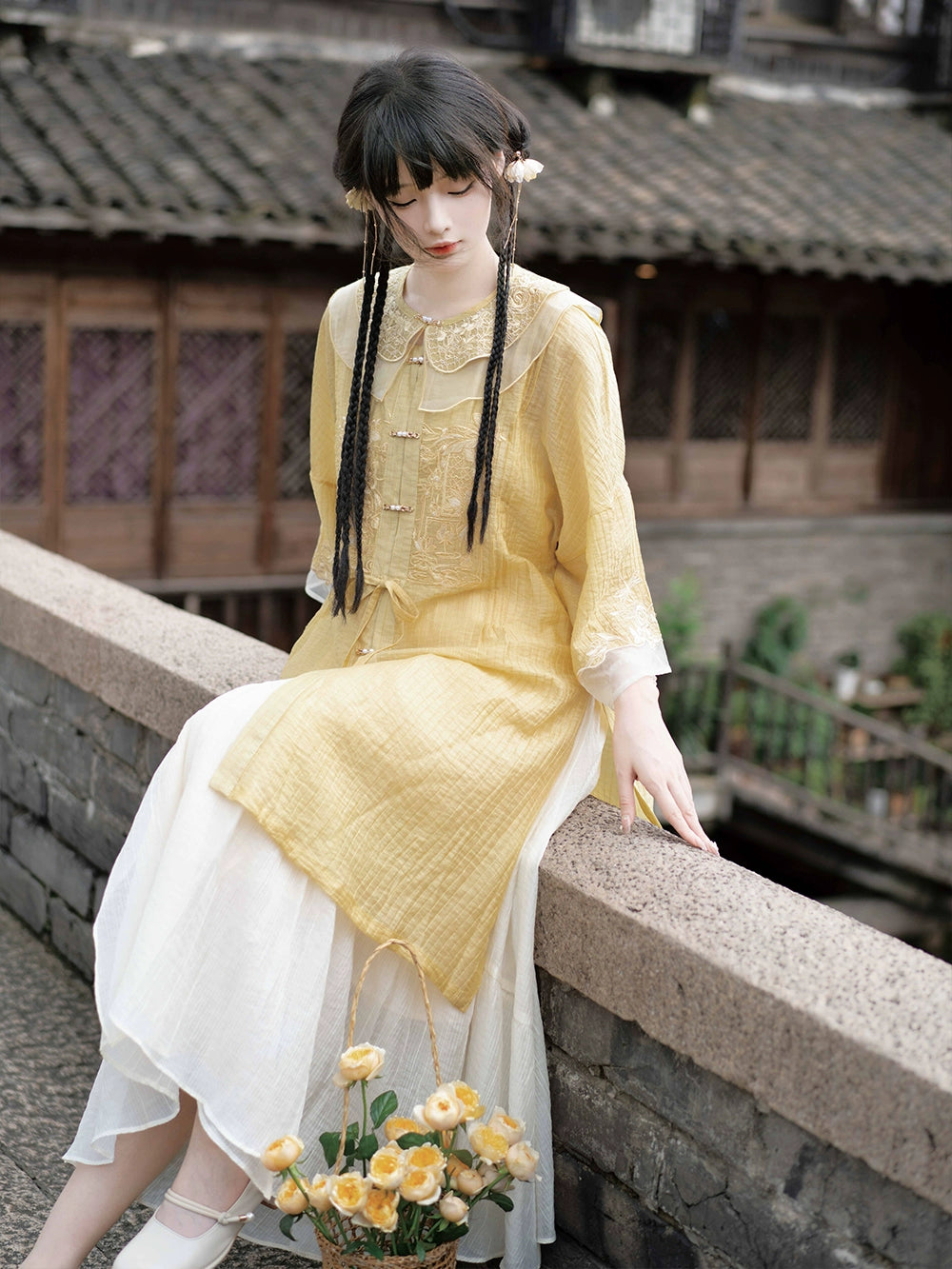 Lookbook Series Ethnic Autumn Hanfu Rose Story