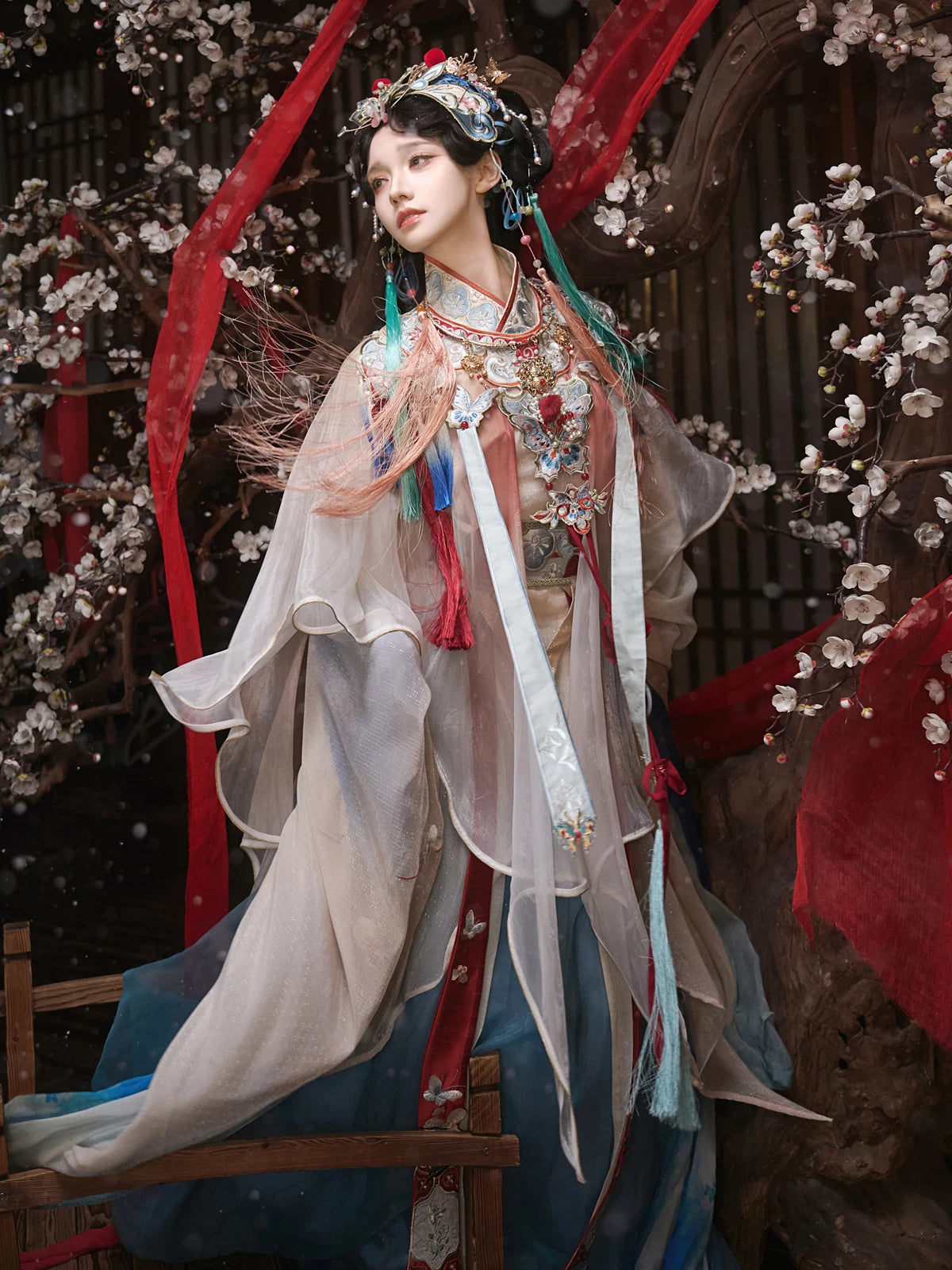 Cloud-Kissing Nature Series Metamorphosis Butterfly Ming Hanfu
