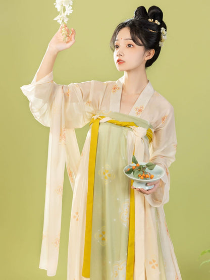 Tang Dynasty Original Hanfu Chest-length skirt