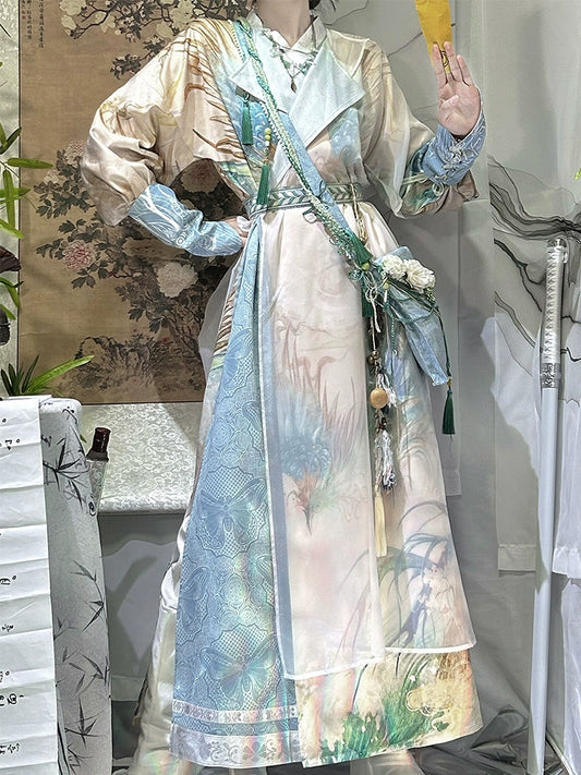Flower Poetry Unisex Hanfu Ceruplume