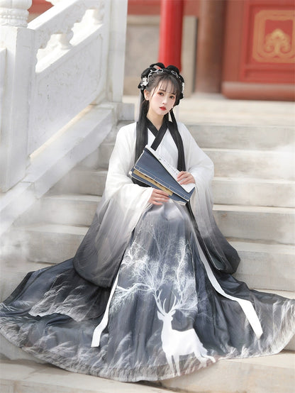 Hanfu Women's Summer Autumn Chinese style Fairy Song Dynasty