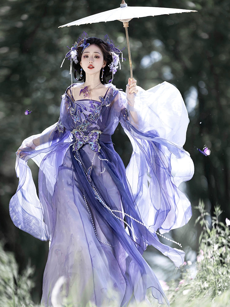 Bestie Series Butterfly Northern and Southern Dynasties Hanfu