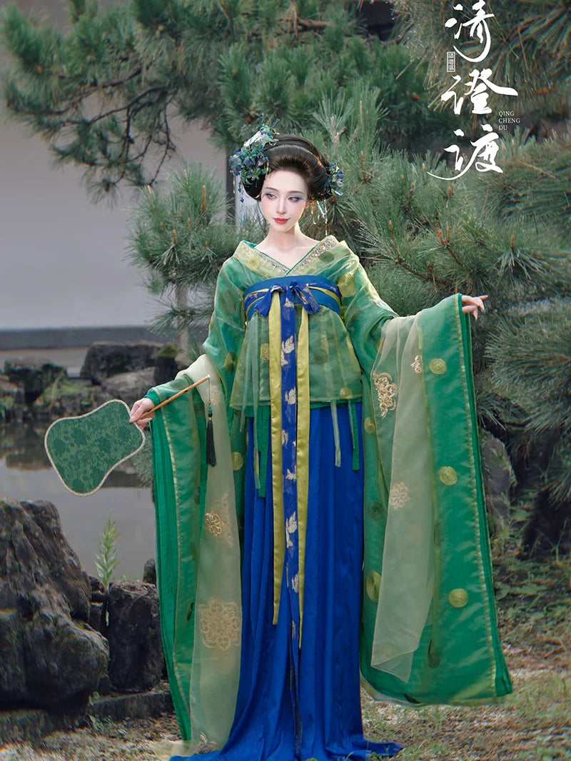Costume Series Hanfu Dance Skirt Fresh Green