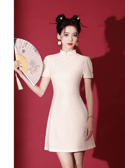 New Chinese Style Cheongsam Qipao Girlish Dressy Casual 45