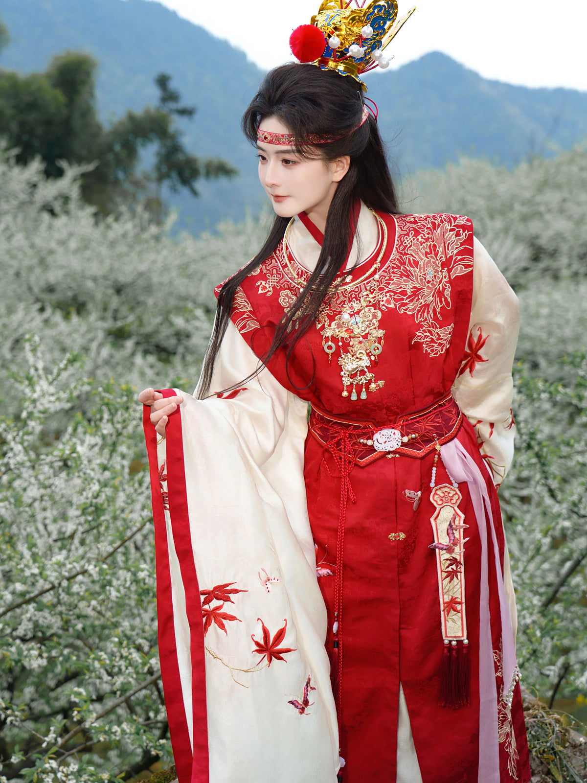 Cloud-Kissing Nature Series Precious Jade Ming Hanfu