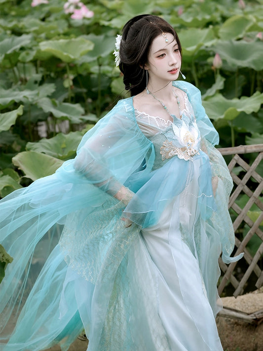 Daily Series Nelumbo Sylph Hanfu Dress