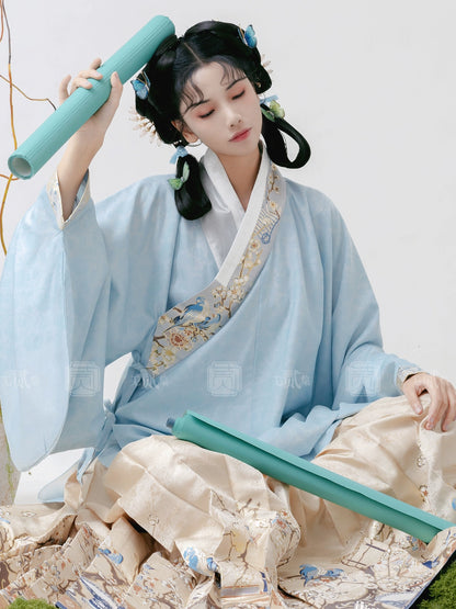 Lookbook Series A Piece Brocade Autumn Hanfu