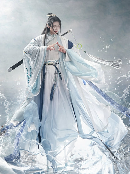 Male Hanfu Song Dynasty Eight Immortals Crossing The Sea