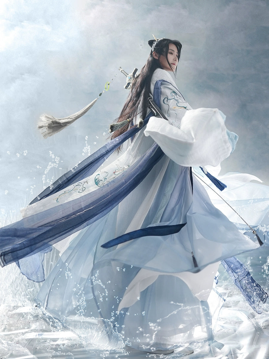 Male Hanfu Song Dynasty Eight Immortals Crossing The Sea