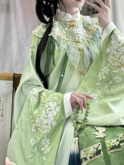 Lookbook Series 2025 Hanfu Shallow Green