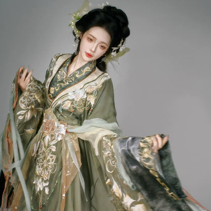 Ethereal Dreamscape Series Supreme Hanfu-Blue Orchid Empty Valley