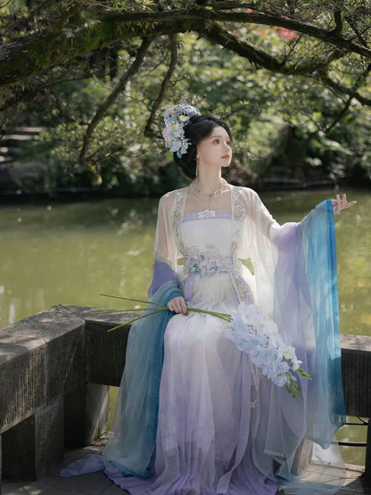 Cloud-Kissing Nature Series Silk Dynasty Song Hanfu