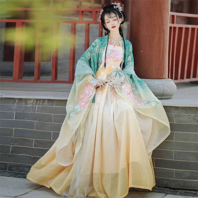 LOOKBOOK SERIES Tang Dynasty Fairy-Sleeved Shirt Hanfu