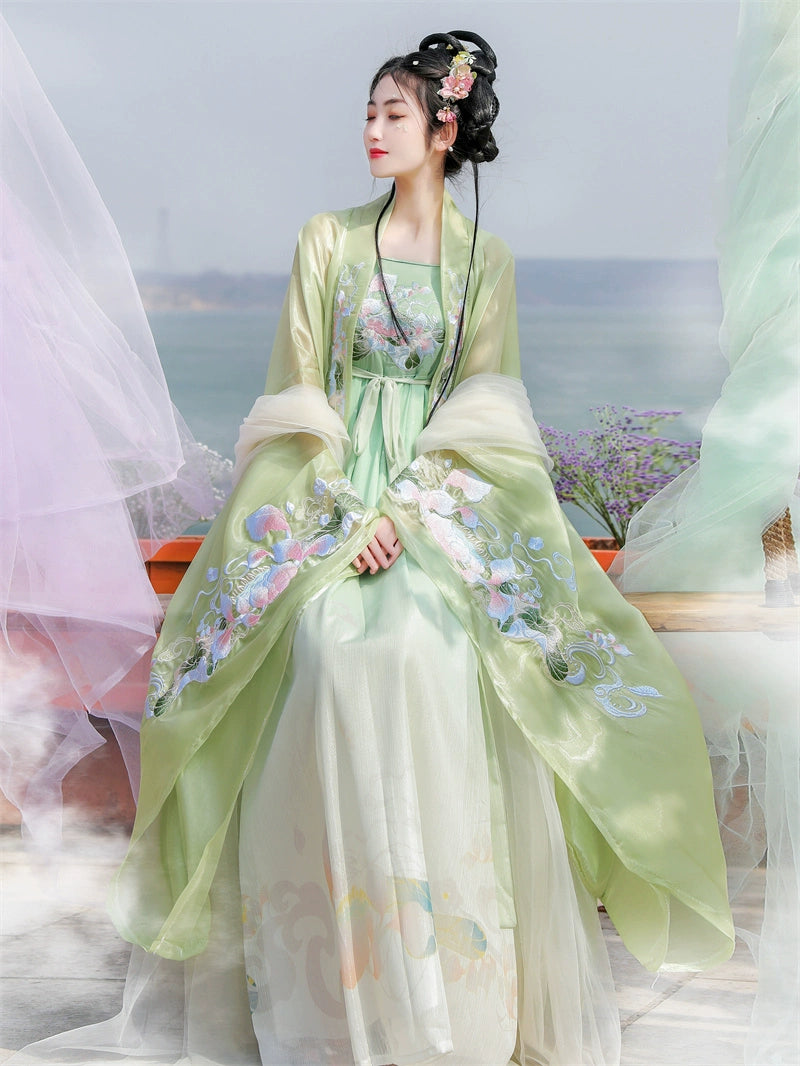 LOOKBOOK SERIES Tang Dynasty Fairy-Sleeved Shirt Hanfu