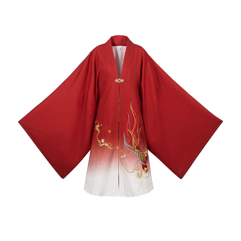 Long Deng Ye Yan : Fluidic-Dye Skirt-CLOAK