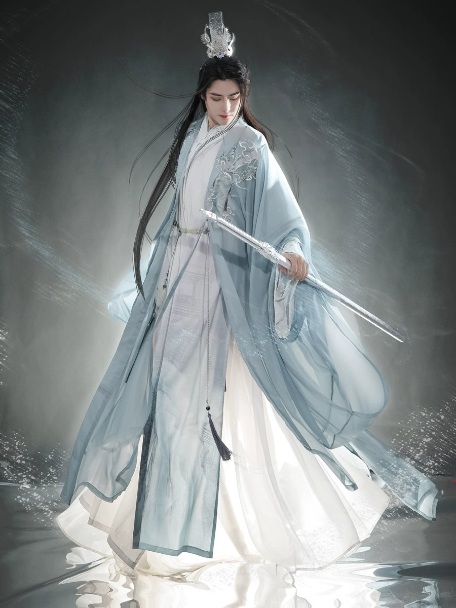 Male Hanfu Song Dynasty Mountain Stream