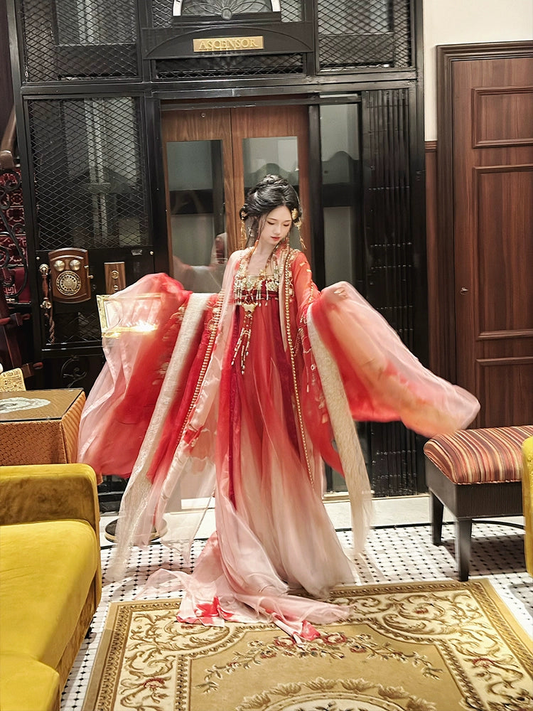 Twelve Flower Goddesses Series Hibiscus 2.0 Hanfu Dress