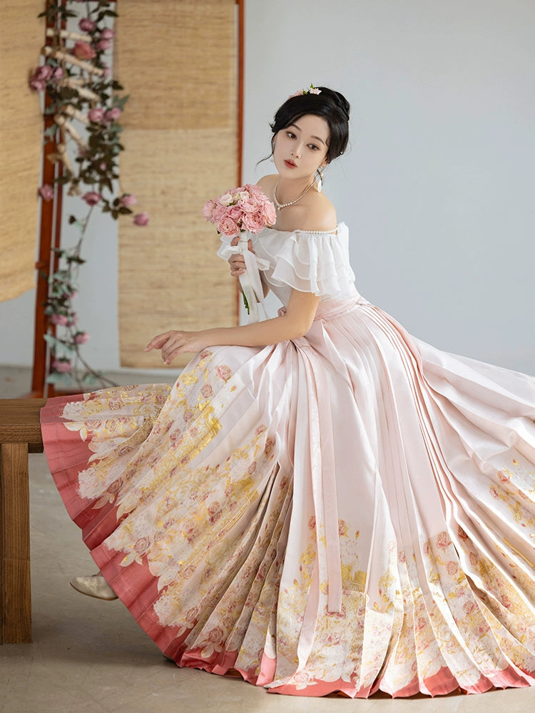 Lookbook Series Dreams Modern Hanfu Mamian Skirt