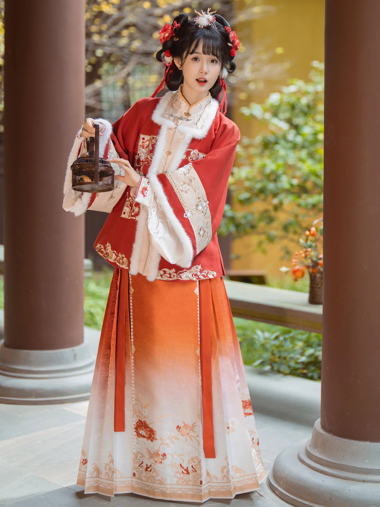 Lookbook Series Goldfish House Winter Hanfu