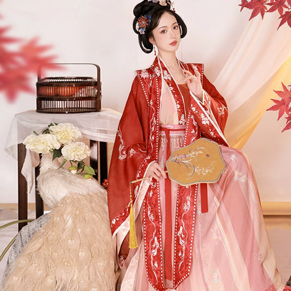 LOOKBOOK SERIES Song Dynasty Red Yellow Hanfu