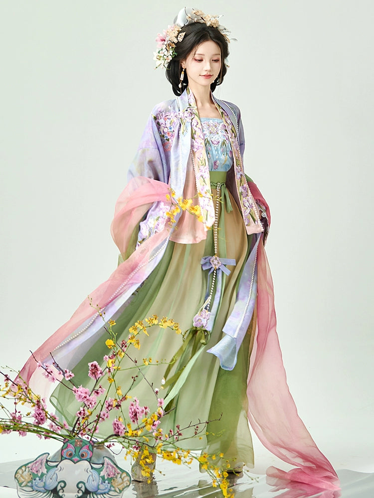 Bestie Series Wall Iris Song Dynasty Hanfu