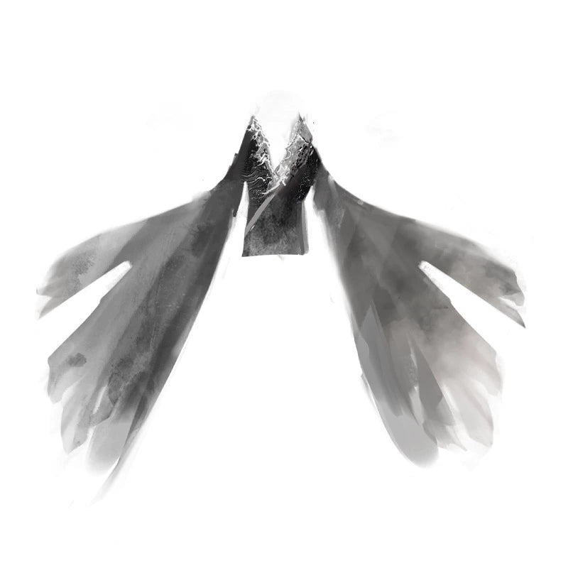 Wuxia Chic Series Ink Mist Gown