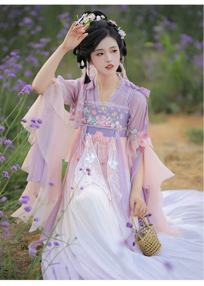 Tang Dynasty RU QUN Hanfu Qipao Cheongsam Dress Skirt