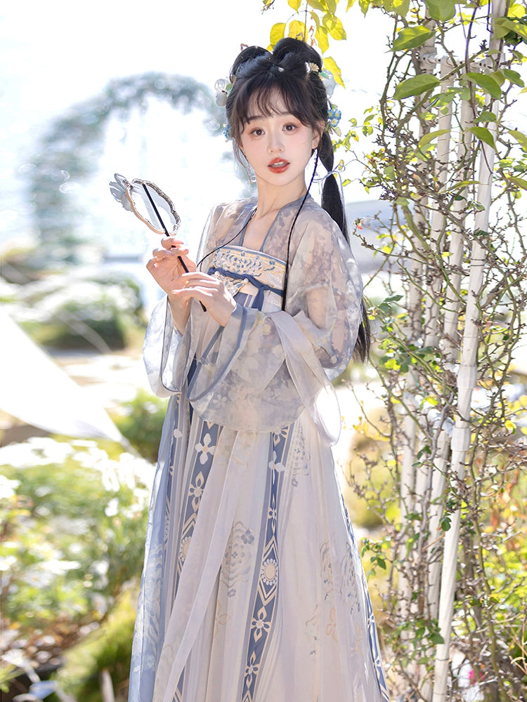 LOOKBOOK SERIES Tang Dynasty Long-Sleeved Shirt Hanfu