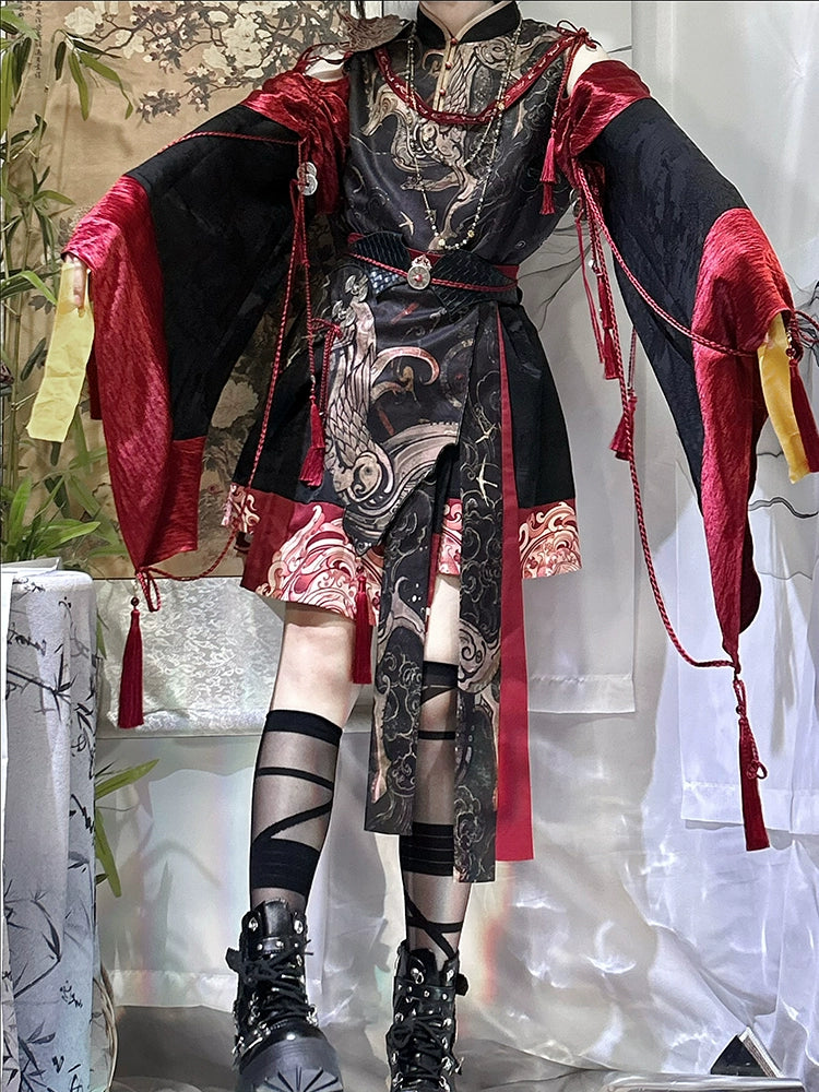 Flower Poetry Unisex Hanfu Justiclaw