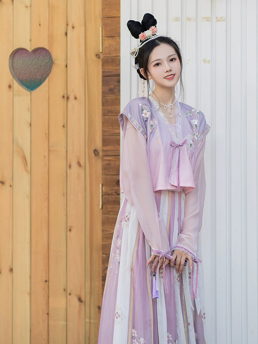 LOOKBOOK SERIES New Chinese Long-Sleeved Shirt Hanfu