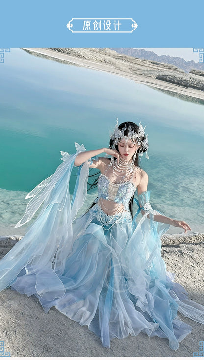 Exotic Series Mermaid Princess Hanfu Dress