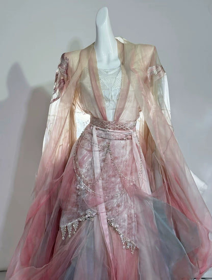 Oriental Aesthetics Series Pink Dreamer Hanfu Dress