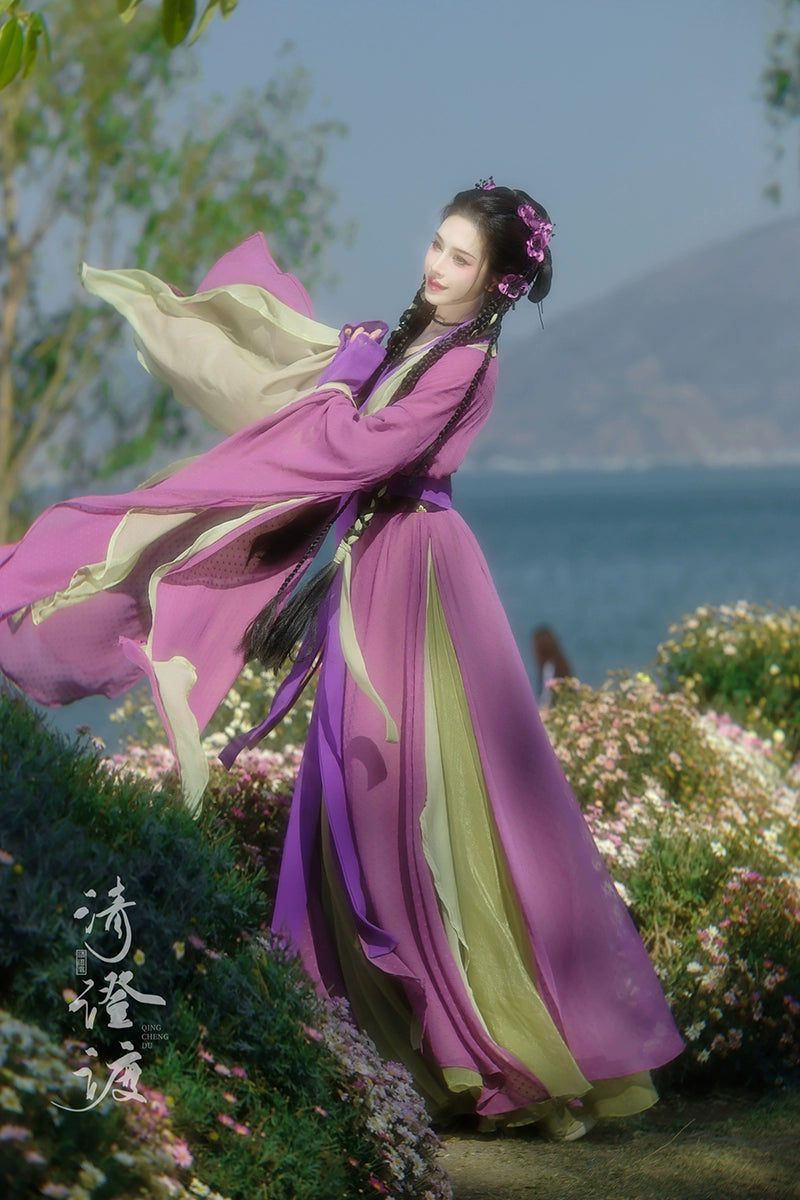 Costume Series WuXia Hanfu Dance Skirt