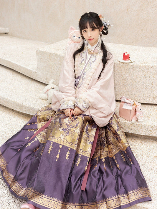 Ziyou Jinshuang : Amethyst Glaze Goldfrost