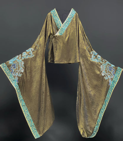 Haute Couture Series Woven Fabric Embroidered Hanfu Qing Huan Bronze Sacred Tree Sui