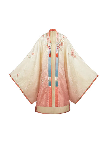 Moran Yingfei : Inkbloom Sakura-Large Sleeve Shirt