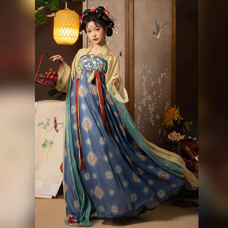 Women's Tang Dynasty Hanfu chest-length skirt 灼华 Summer