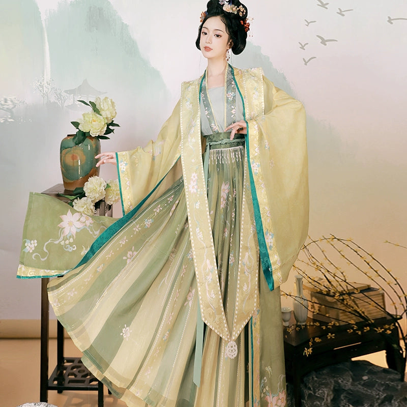 LOOKBOOK SERIES Song Dynasty Red Yellow Hanfu