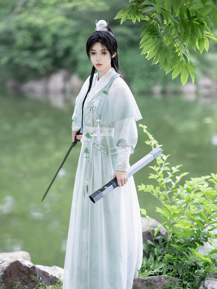 Flower Poetry Fuyao Original Martial Arts Hanfu Unisex