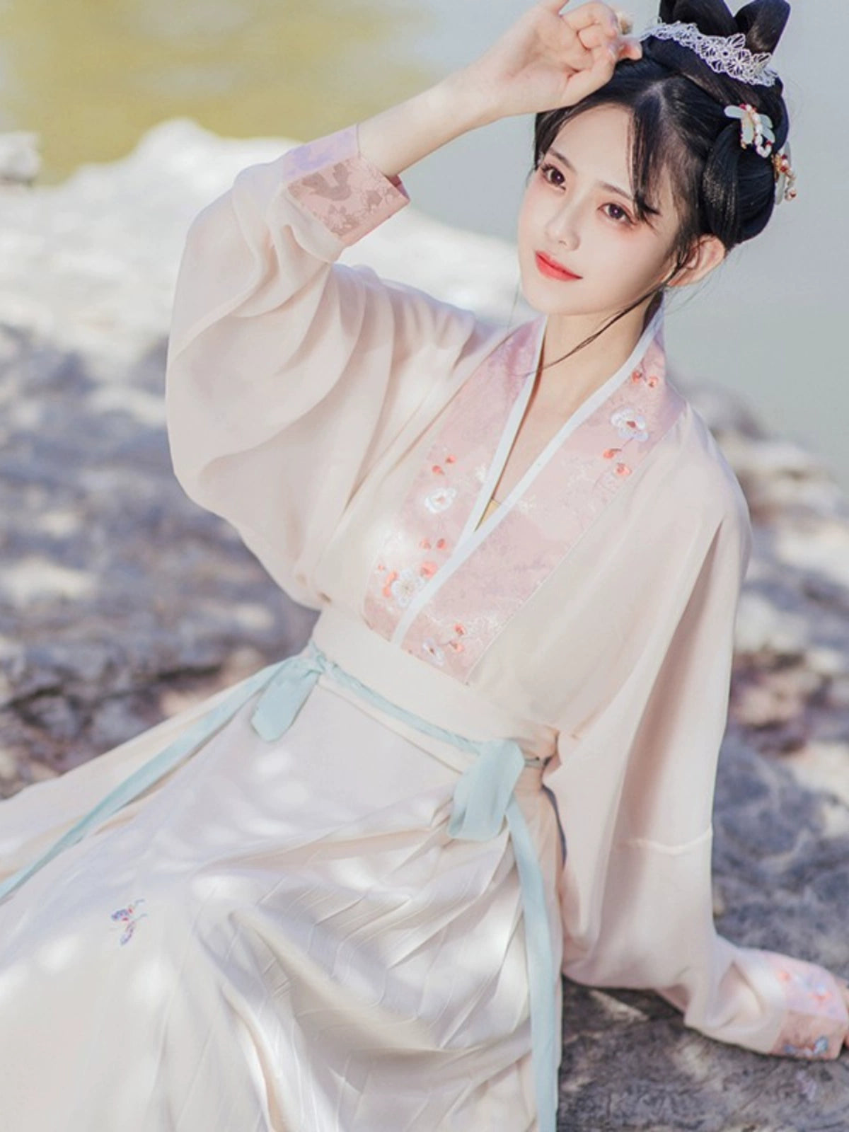 LOOKBOOK SERIES Song Dynasty White Hanfu