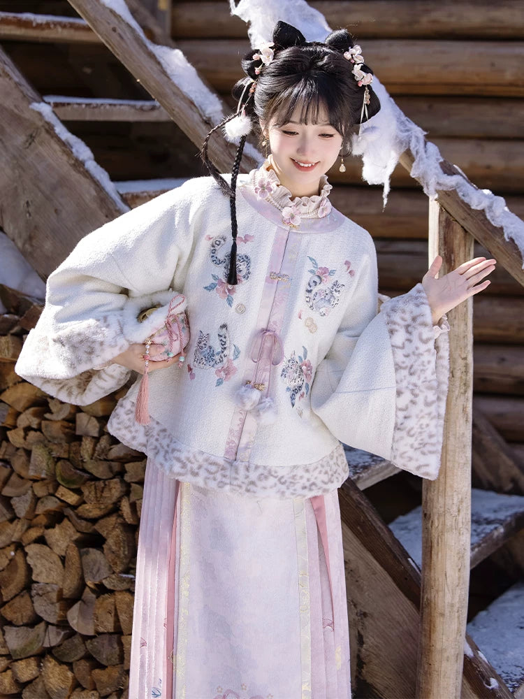 Lookbook Series Leopard Peach Blossom