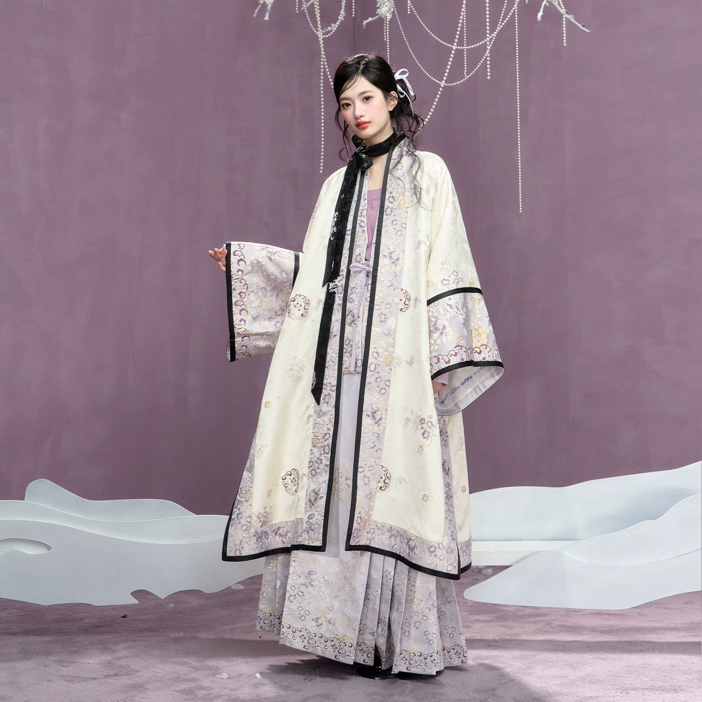 Lookbook Series Strings High-Grade Fabrics Song Dynasty Hanfu Dress