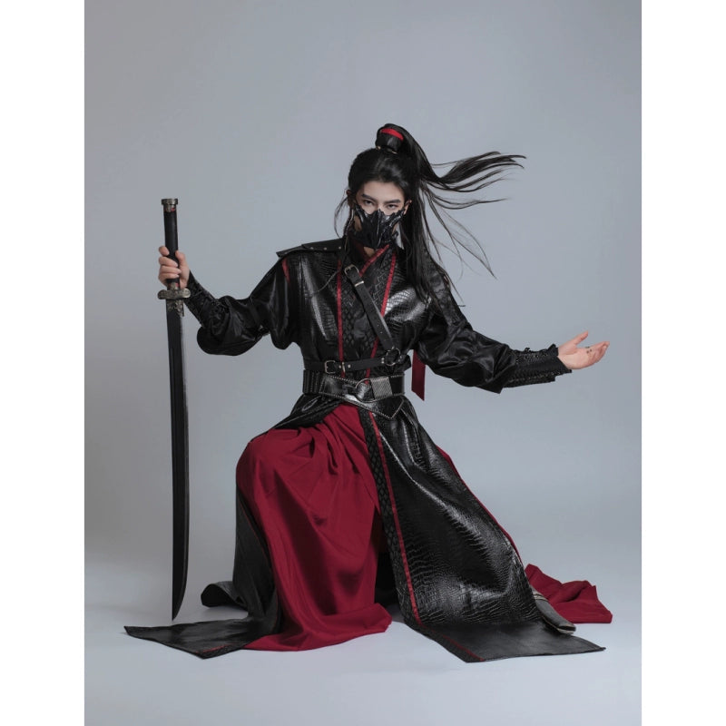 Male & Unisex Series Hanfu Dark Night Red Shadow