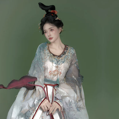 Ethereal Dreamscape Series Supreme Hanfu-Spring Mountain Awakens