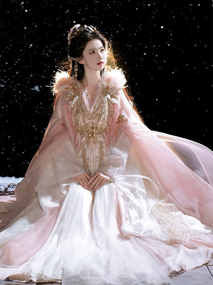 Wuxia Chic Series Gilt Blush Robe