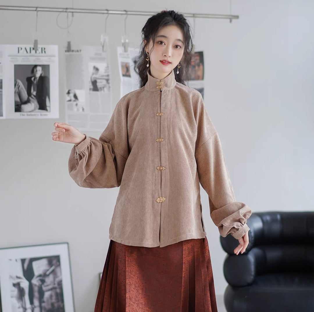 Modern Hanfu Top- autumn/winter - Yandan_hanfu_china