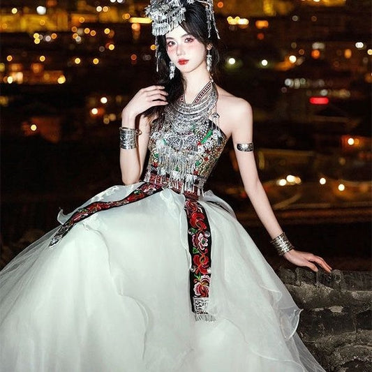 Ethnic Minority Series Wanderlust Portraits Miao Hanfu 38