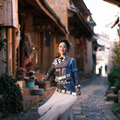 Ethnic Minority Series Wanderlust Portraits Miao Hanfu 5