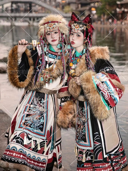 Ethnic Minority Series Wanderlust Portraits Tibetan Hanfu 25